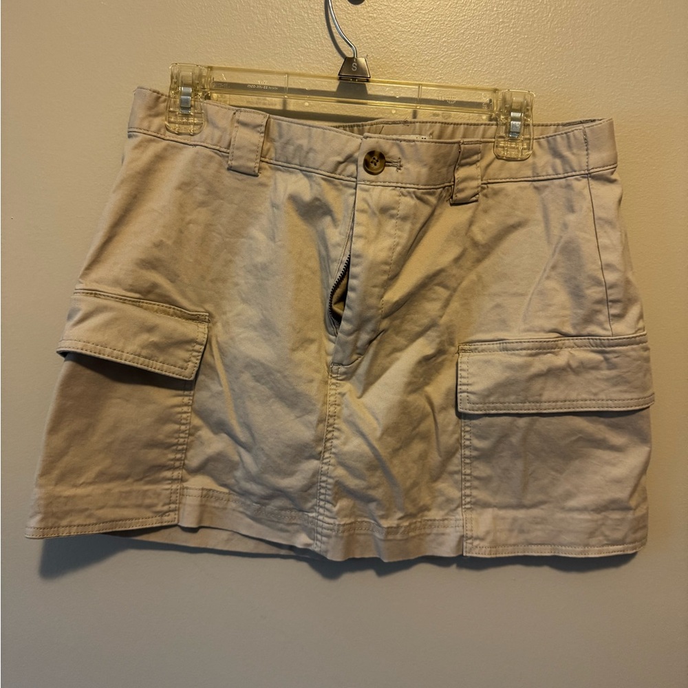 Abercrombie & Fitch Tan Mini Skirt